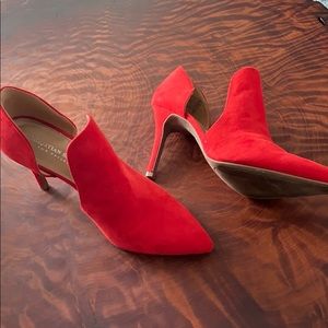 Red Christian Siriano heels